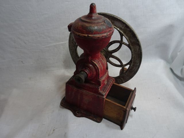 Molinillo Café Antiguo JMF Rojo