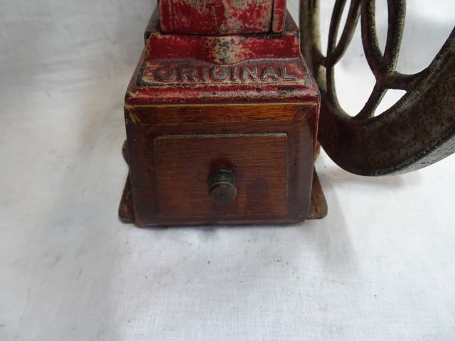 Molinillo Café Antiguo JMF Rojo