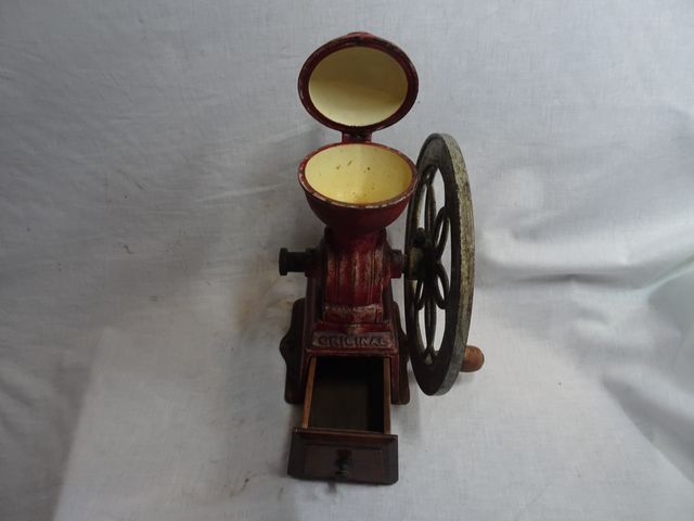 Molinillo Café Antiguo JMF Rojo