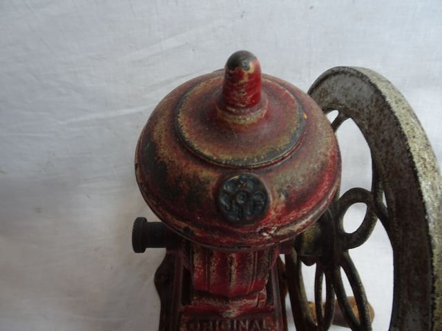 Molinillo Café Antiguo JMF Rojo