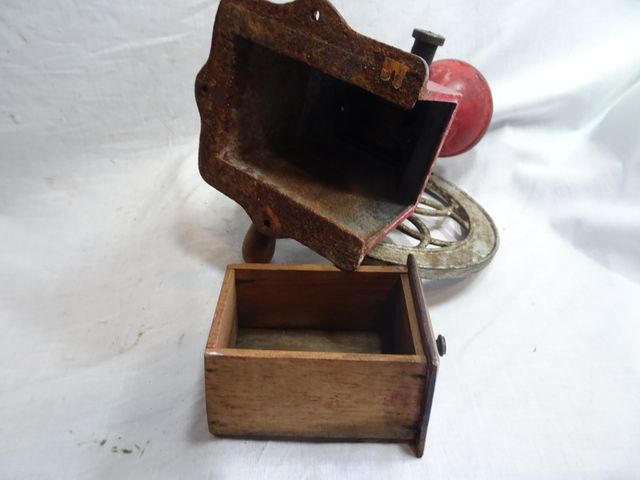 Molinillo Café Antiguo JMF Rojo