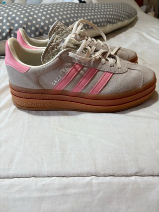 Adidas Gazelle Bold Beige/Rosa
