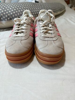 Adidas Gazelle Bold Beige/Rosa
