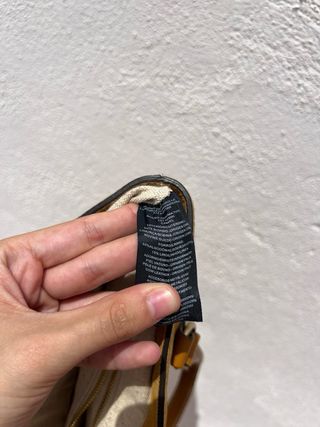 Bolso Gloria Ortiz ante marrón y dorado