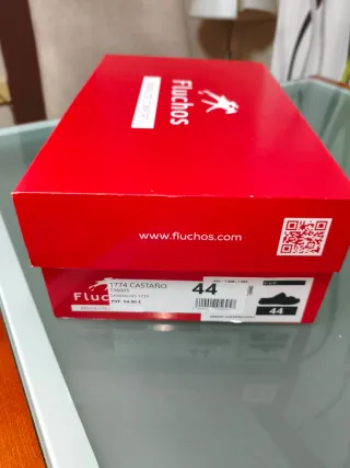 Sandalias Piel Fluchos Marrón Talla 44