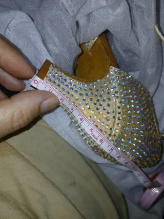 Zapatos de Salsa y Bachata Dorados y Plateados