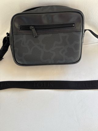 Bolso bandolera Tous negro/gris