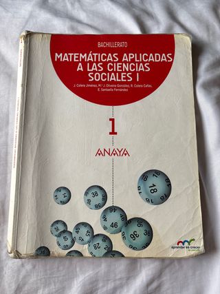 Matemáticas aplicadas a las Ciencias Sociales I.