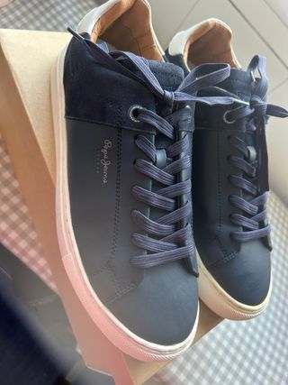 Zapatillas Pepe Jeans Azul Marino piel 