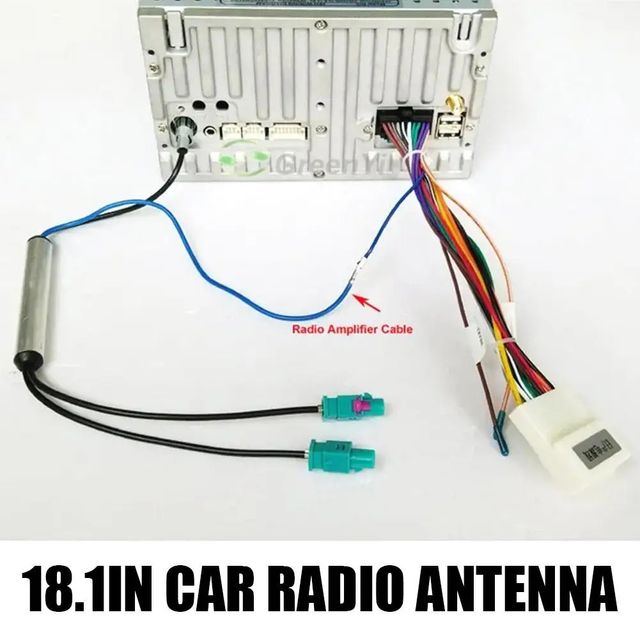Adaptador Antena Radio Dual Fakra RF Amplif