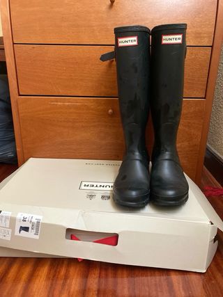 Botas Hunter Negras Talla 38