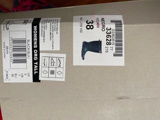 Botas Hunter Negras Talla 38