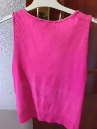Camiseta Stradivarius Rosa