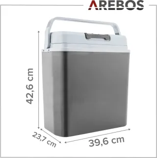 Arebos Nevera Termoeléctrica 20L 12/24/230v