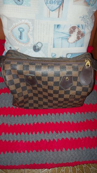 Borsa Louis Vuitton Marrone Damier
