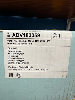 Kit embrague bimasa y volante motor