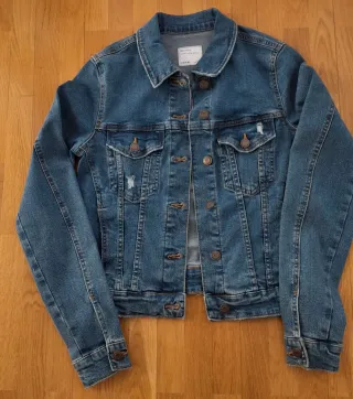 Cazadora Vaquera Bershka Talla xs