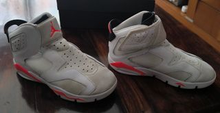 Nike Air Jordan Deportivas Blancas Naranja