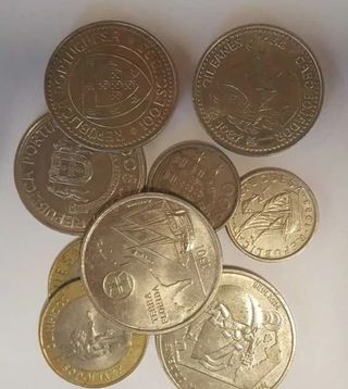 Coleção Notas Portugal 500$ e 20$ Escudos