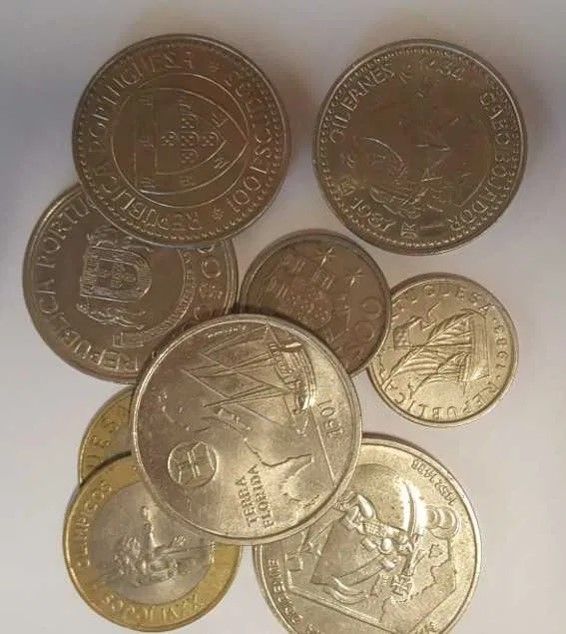 Coleção Notas Portugal 500$ e 20$ Escudos