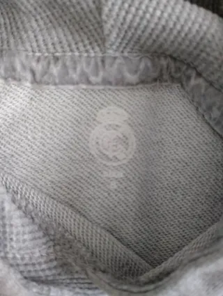 Sudadera Real Madrid Gris Talla 8