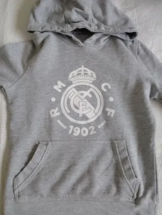 Sudadera Real Madrid Gris Talla 8