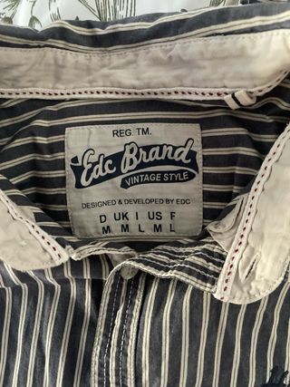 Camisa Rayas Vintage EDC