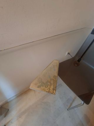Mesa comedor cristal y metal