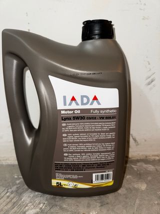 Aceite Motor IADA 5W30 5L Totalmente Sintético