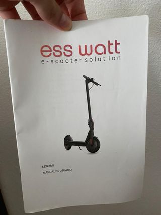 Patinete Eléctrico Ess Watt ESXZXMI