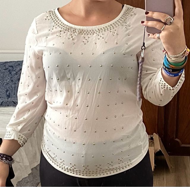 Maglia bianca con borchie_0030