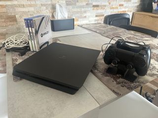 Consola PS4 (PlayStation 4) Negra + Juegos 
