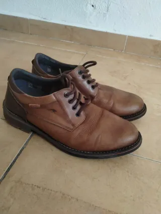 Zapatos Fluchos Marrones Hombre