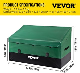 VEVOR Caja Almacenamiento Exterior 230 G