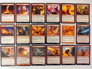 MTG Mazo Commander Azul y Rojo