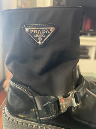 Stivali neri originali Prada