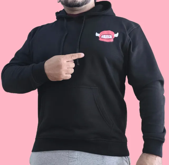 Sudadera Arale y Goku Negra Multicolor