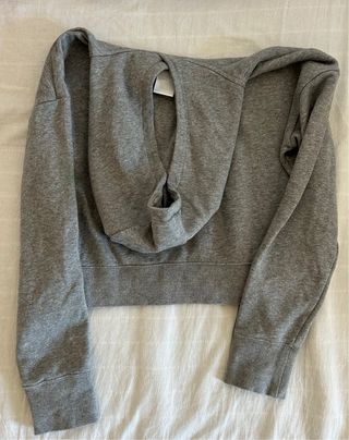 Felpa Nike bambina grigia taglia 12-13