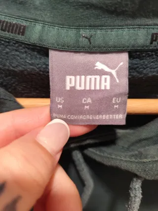 Sudadera Puma Hombre Verde