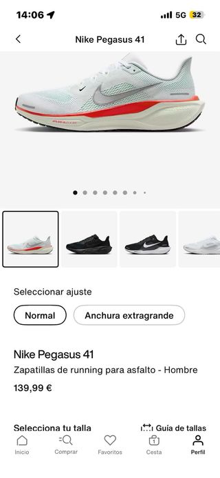 Nike Air Zoom Pegasus 41 Talla 42.5