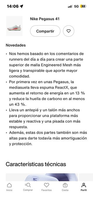 Nike Air Zoom Pegasus 41 Talla 42.5