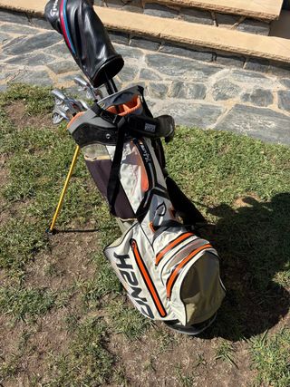 Bolsa de palos de golf bolsa + hierros + 3 wedges