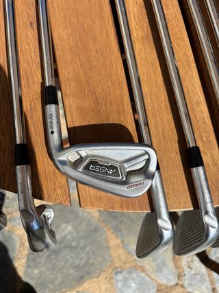 Bolsa de palos de golf bolsa + hierros + 3 wedges