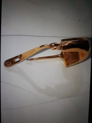 Pendiente oro 19k 825 o 20k 820 Vintage 