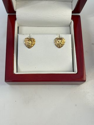 Pendientes Corazón Oro