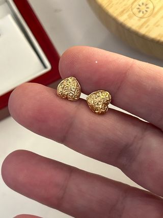 Pendientes Corazón Oro