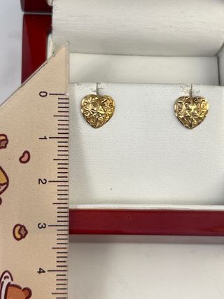 Pendientes Corazón Oro