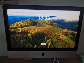 iMac Apple Plata y Blanco