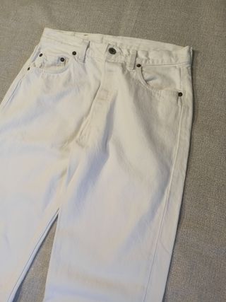 Jeans Levi's 501 Vintage Bianchi Tg. 31 / 44 ita 
