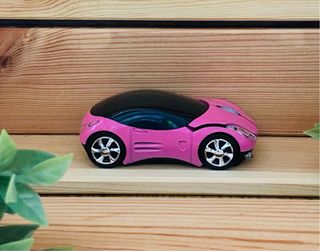 Ratón Óptico Inalámbrico Rosa Coche - Nuevo